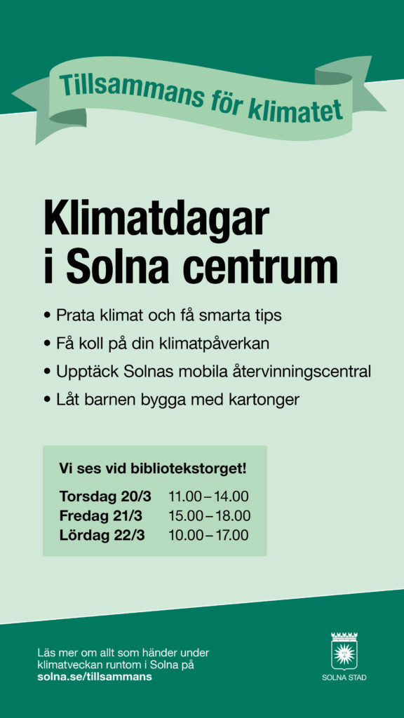 Klimatvecka Solna Stad